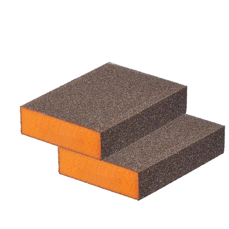 Orange Sponge Block Sanding 4-Sided